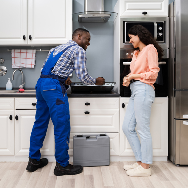 can you provide an estimate for cooktop repair before beginning any work in Julian NE